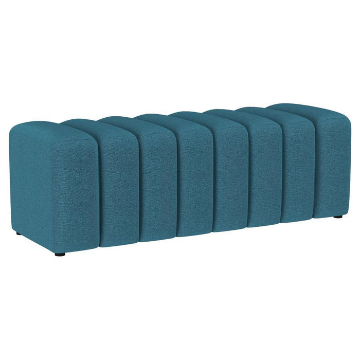 Summer - Upholstered Channel Tufted Accent Bench