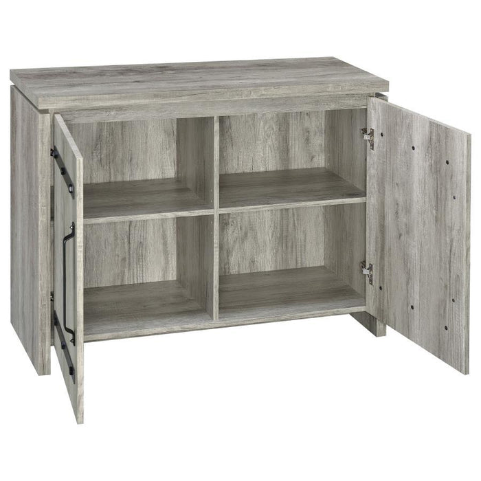 2-door Accent Cabinet Grey Driftwood