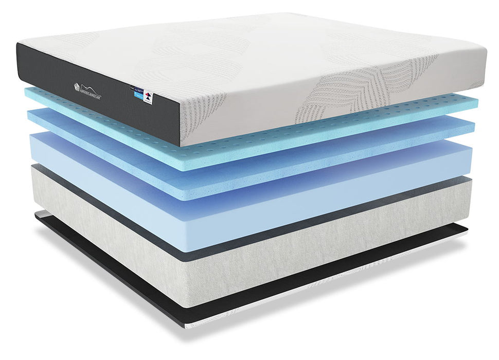 Capella 8" Memory Foam Medium Mattress Twin XL - Suggested for Back Sleepers