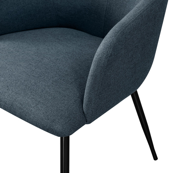 Contemporary Upholstered Woven Dining Chairs