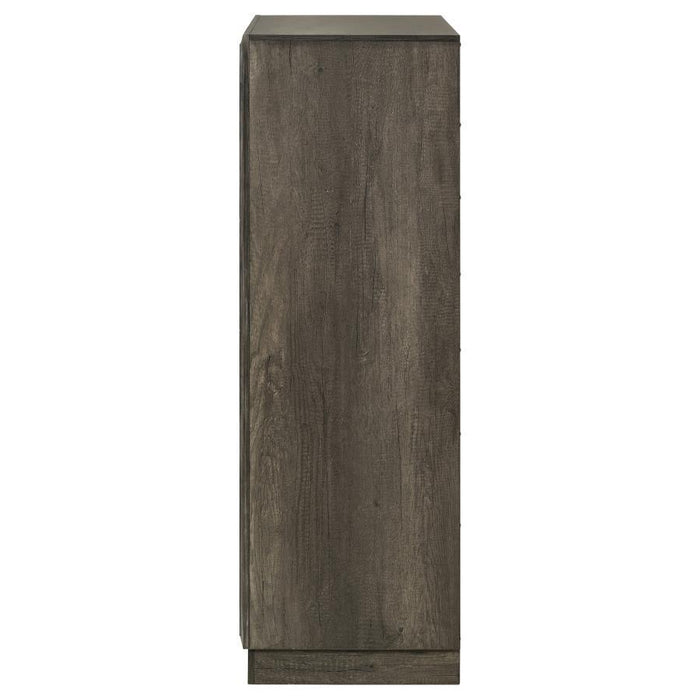 Janine - 5-Drawer Chest - Gray