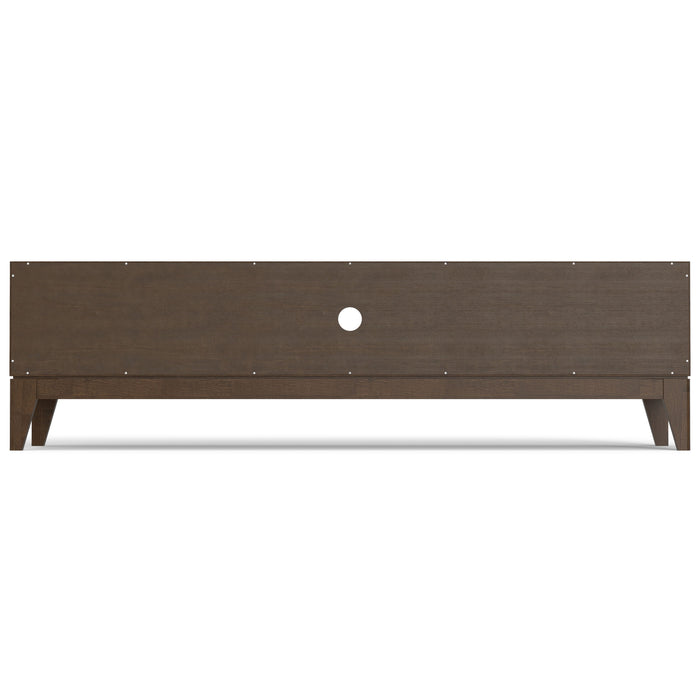 Harper - 72" Low TV Media Stand - Walnut Brown