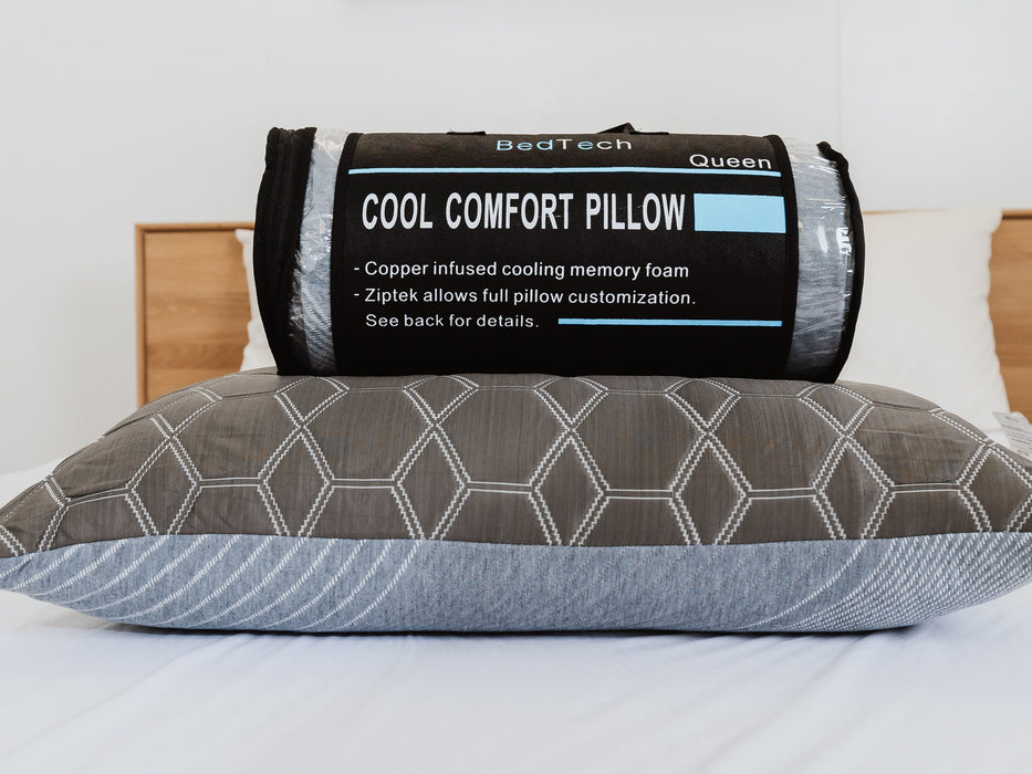 Comfort Rest - Pillow (Shredded) - Gray