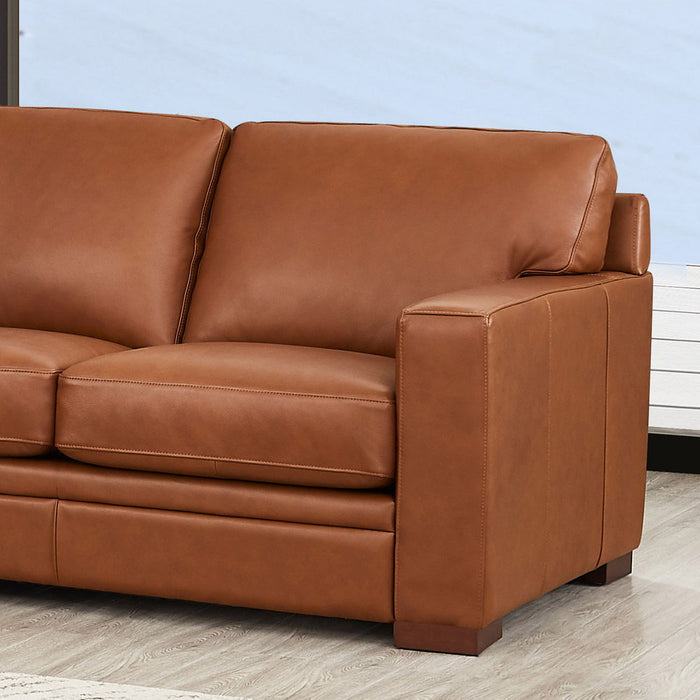 Dillon - Leather Left Chaise Sectional