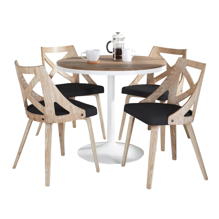 Dakota Charlotte - 5 Piece Dining Set Contemporary