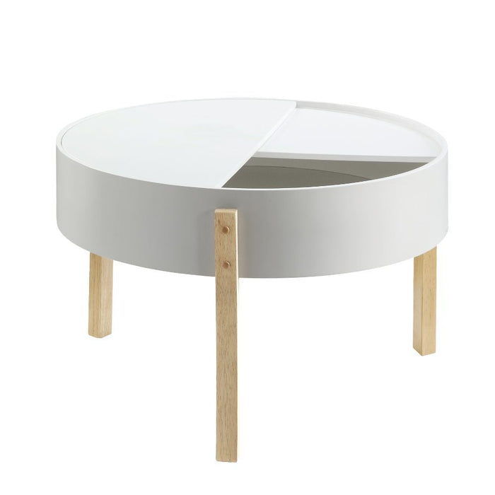 Bodfish - Coffee Table - White & Natural