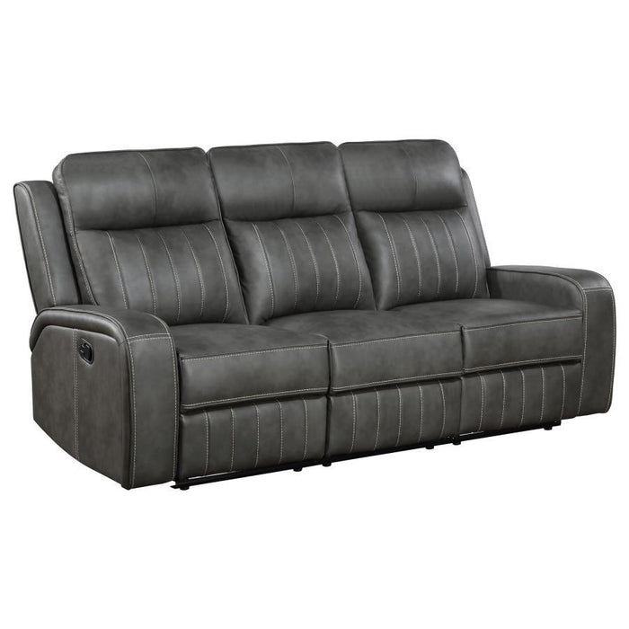 Raelynn - Upholstered Motion Reclining Sofa Set