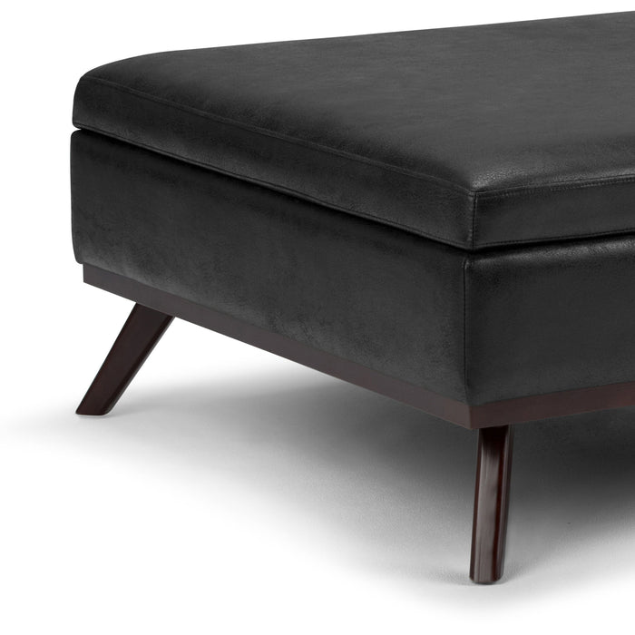 Owen - Square Coffee Table Storage Ottoman