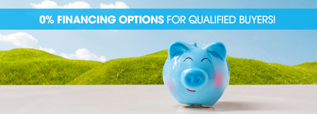 0% financing options for qualified buyers