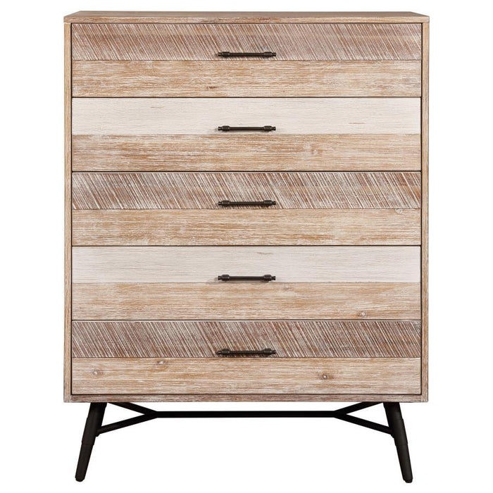 Marlow Collection - Marlow 5-drawer Chest Rough Sawn Multi