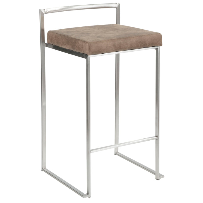 Fuji - Contemporary Elegant Stackable Counter Stool Set