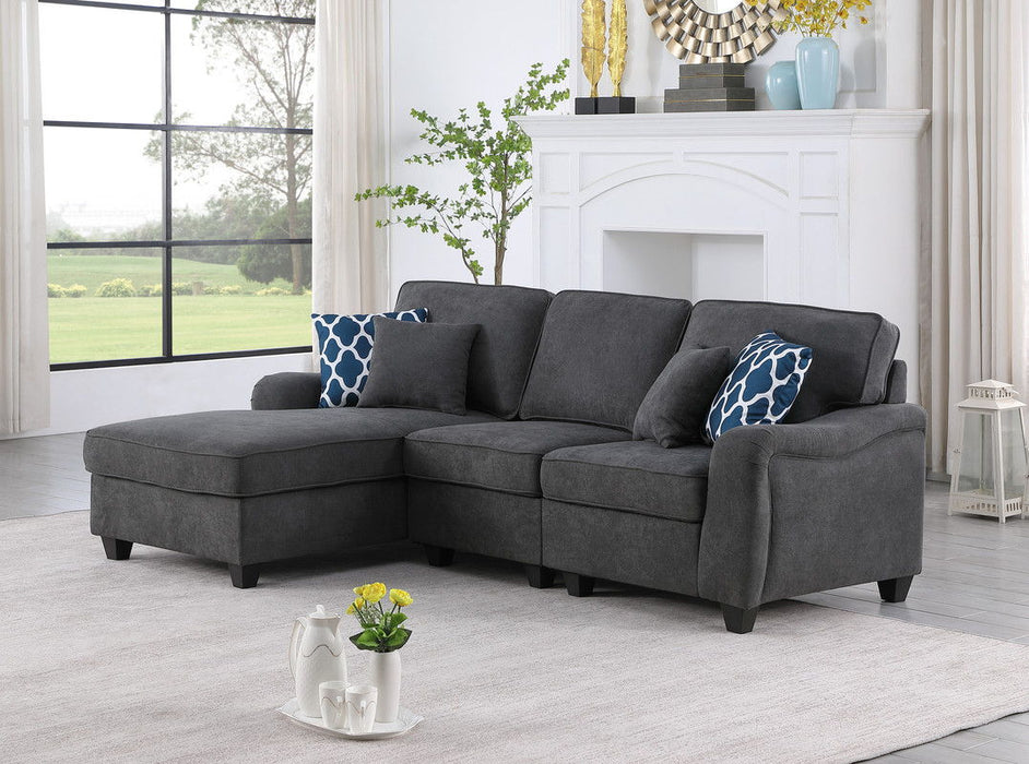 Leo - Sectional 3 Piece Sofa Chaise