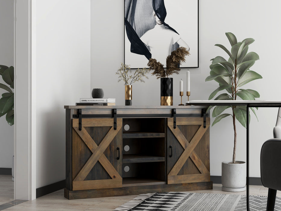 Farmhouse - Corner TV Console