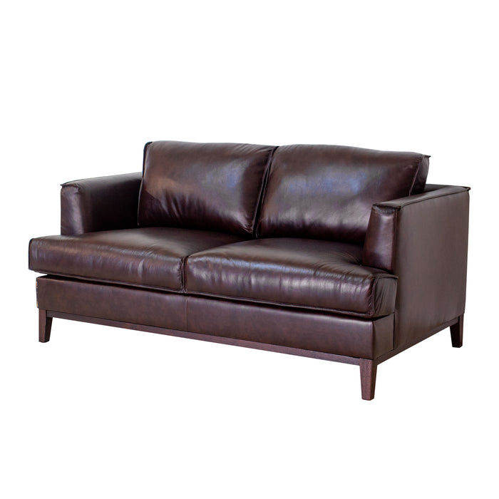 Aspen - Top Grain Leather Loveseat