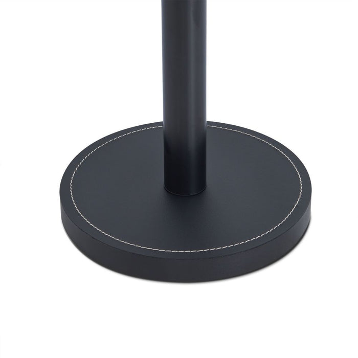 Boli - End Table - Black & Map Glass