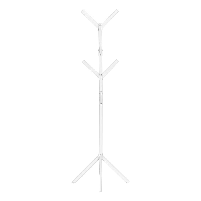 Coat Rack, Hall Tree, Free Standing, 8 Hooks, Entryway, Contemporary & Modern