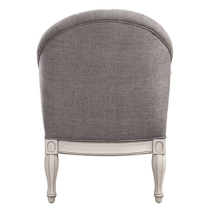 Florian - Chair - Gray & Antique White