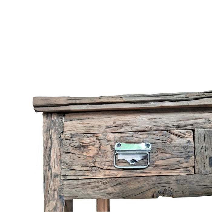 Rustic 2 Drawer Kitchen Island - Wood