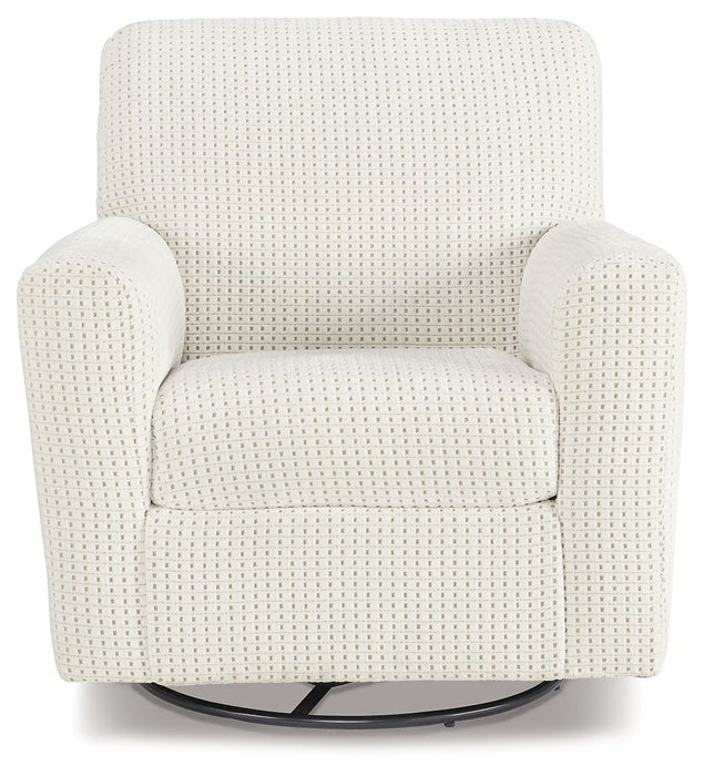 Herstow - Swivel Glider Accent Chair