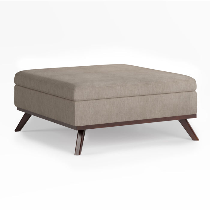 Owen - Square Coffee Table Storage Ottoman