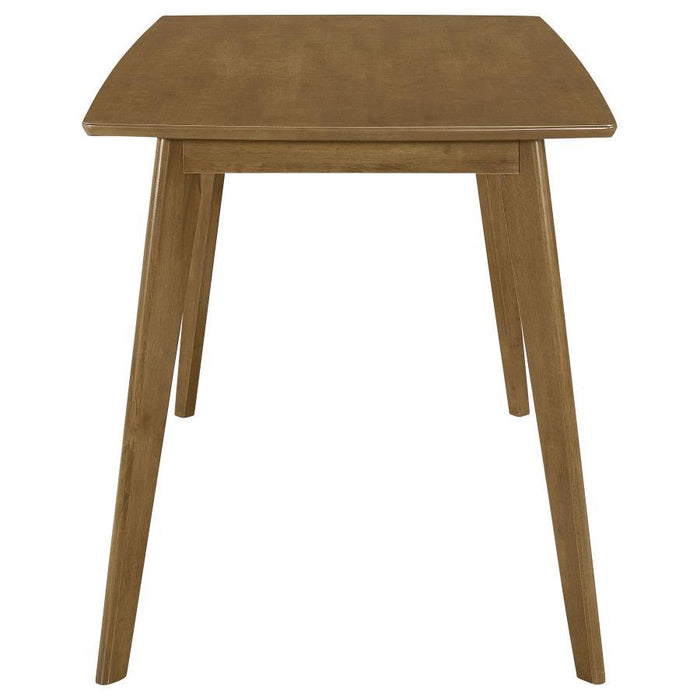 Kersey Collection - Kersey Dining Table With Angled Legs Chestnut