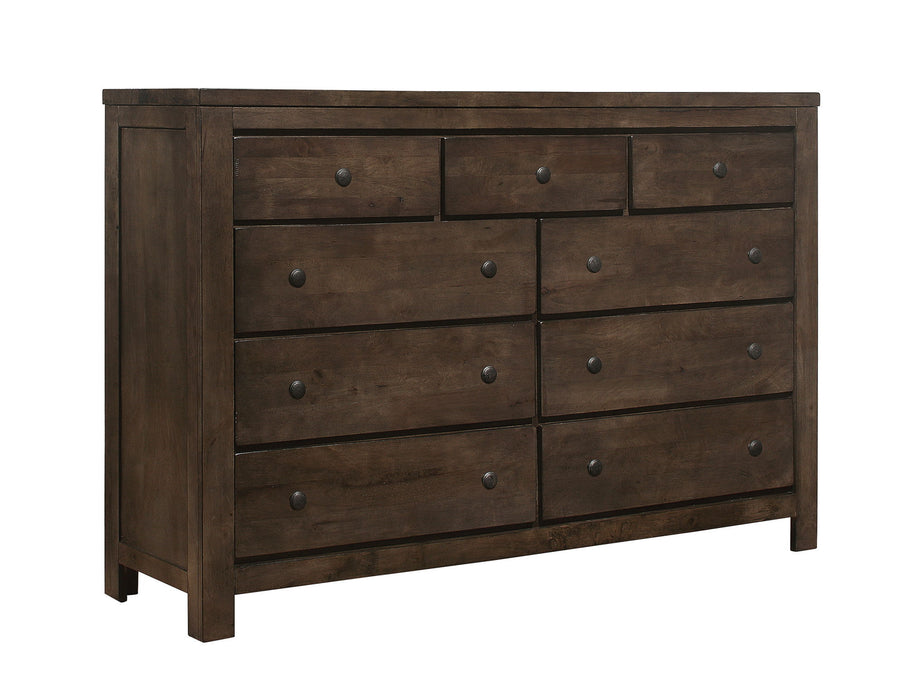 Verna - 9 Drawer Dresser - Brown