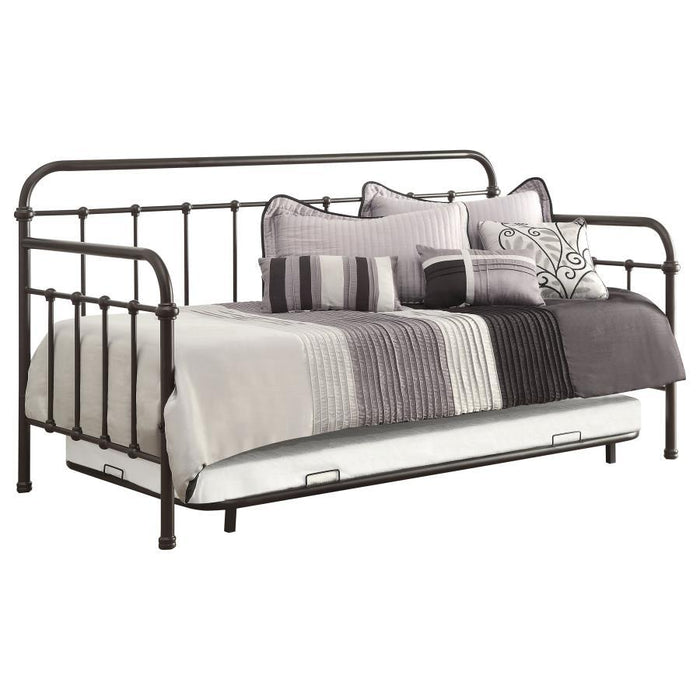 Twin Daybed With Trundle - Daybed With Trundle Dark Bronze