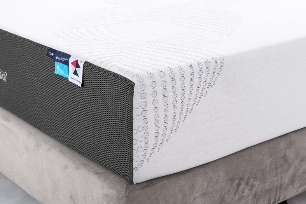 Capella 10" Memory Foam Plush Mattress Full - Suggested for Side Sleepers