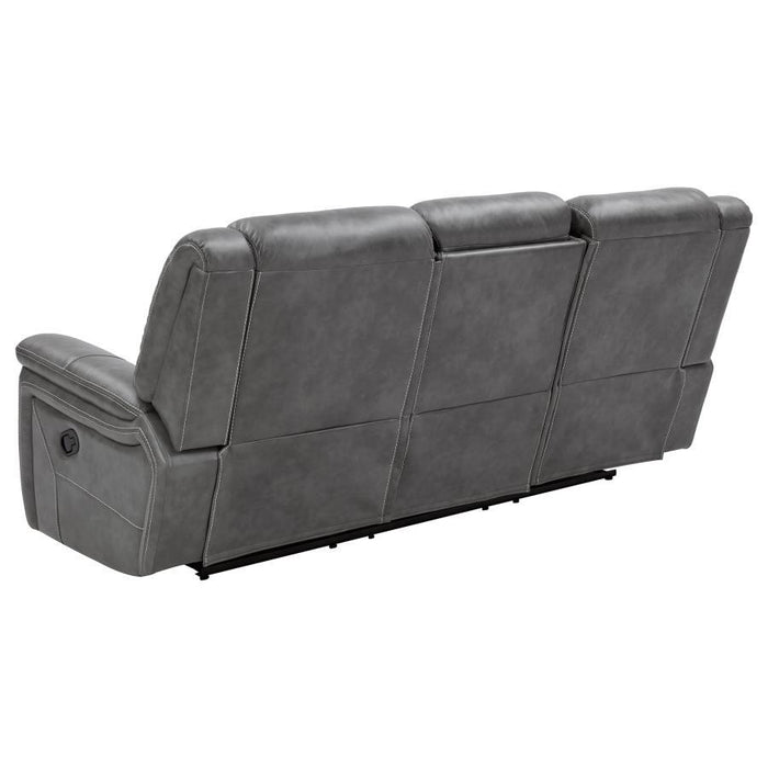 Conrad Motion Collection - Grey - Conrad Upholstered Motion Sofa Cool Grey