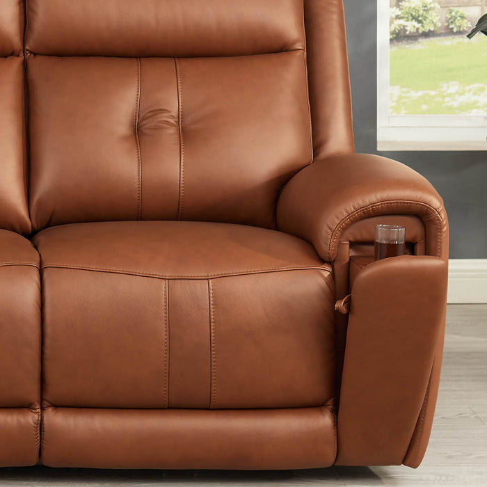 Emma - Power Headrest Zero Gravity Reclining Loveseat - Brown