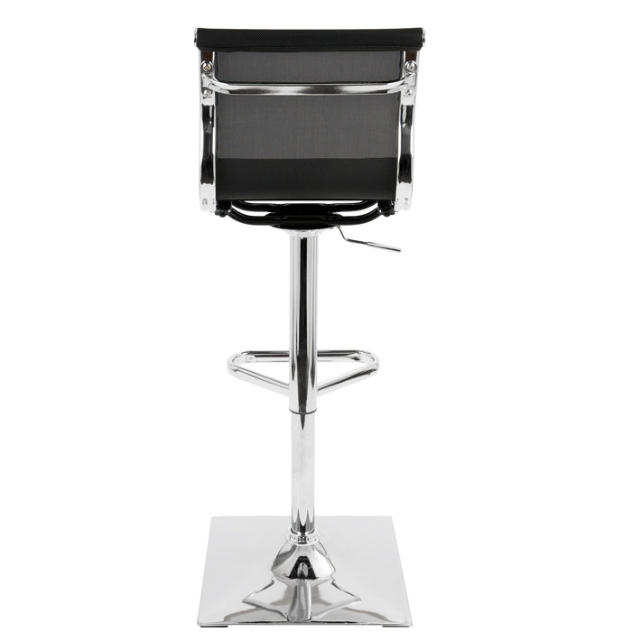 Mirage - Contemporary Adjustable Barstool With Swivel