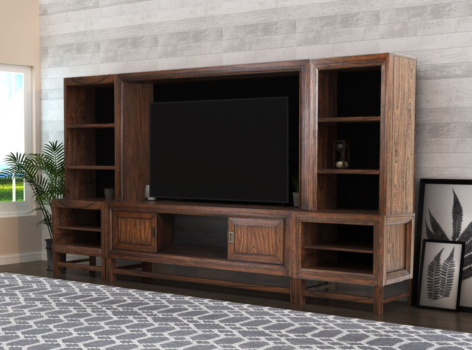 Branson - 74" TV Console - Two-Toned Rustic Buckeye