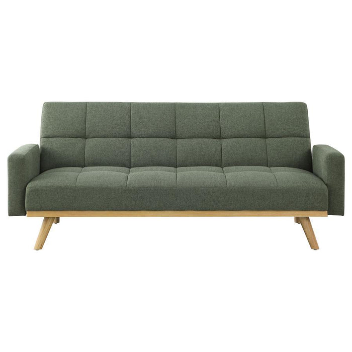 Kourtney - Upholstered Track Arms Covertible Sofa Bed