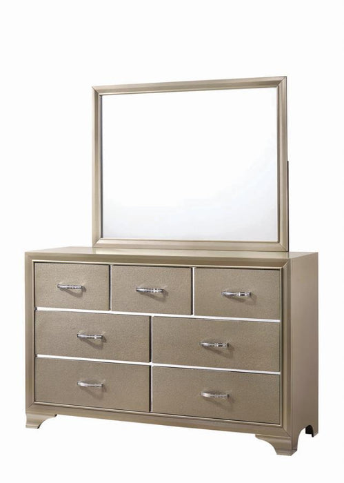 Beaumont - Dresser Mirror - Champagne