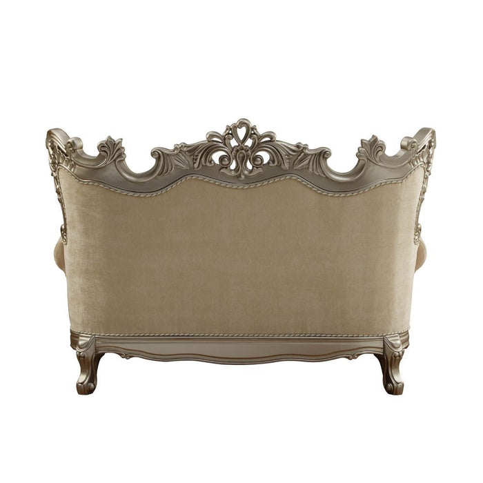 Ranita - Loveseat - Fabric & Champagne