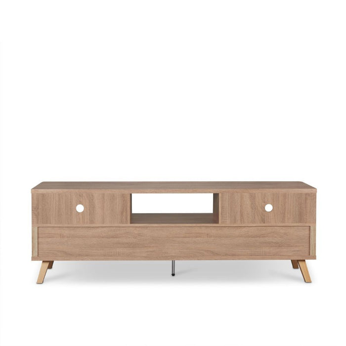 Lakin - TV Stand - Rustic Natural