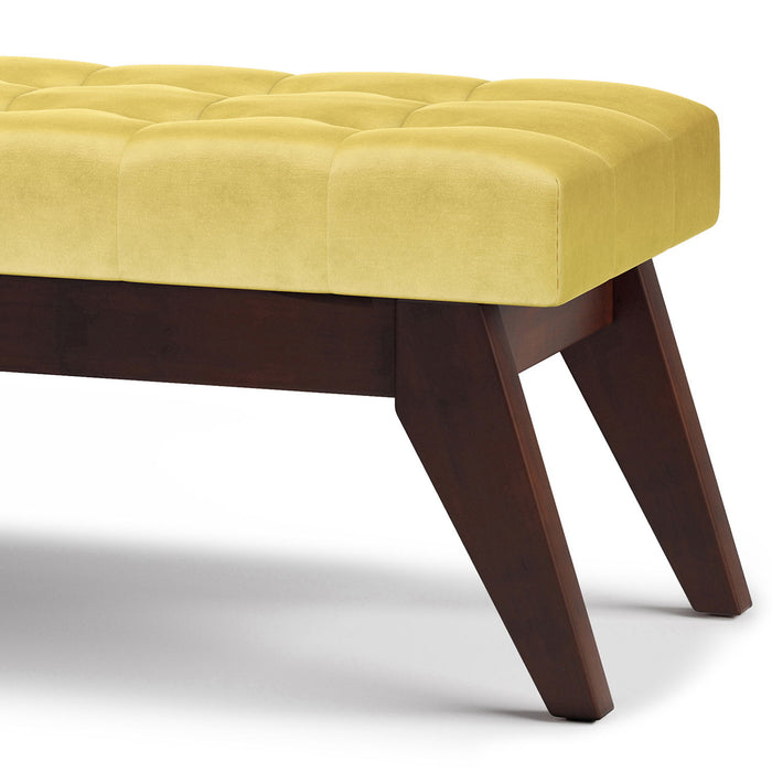 Draper - Mid Century Tufted Ottoman Bench