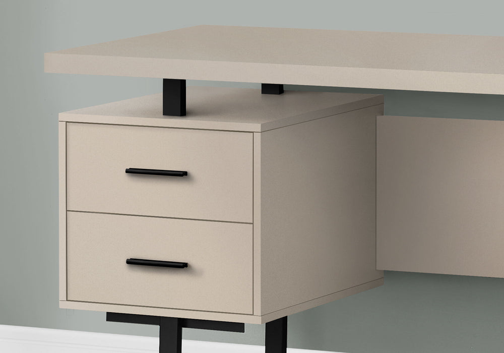 Computer Desk For Home Office, Laptop, Left, Right Set - Up, Storage Drawers, Contemporary & Modern