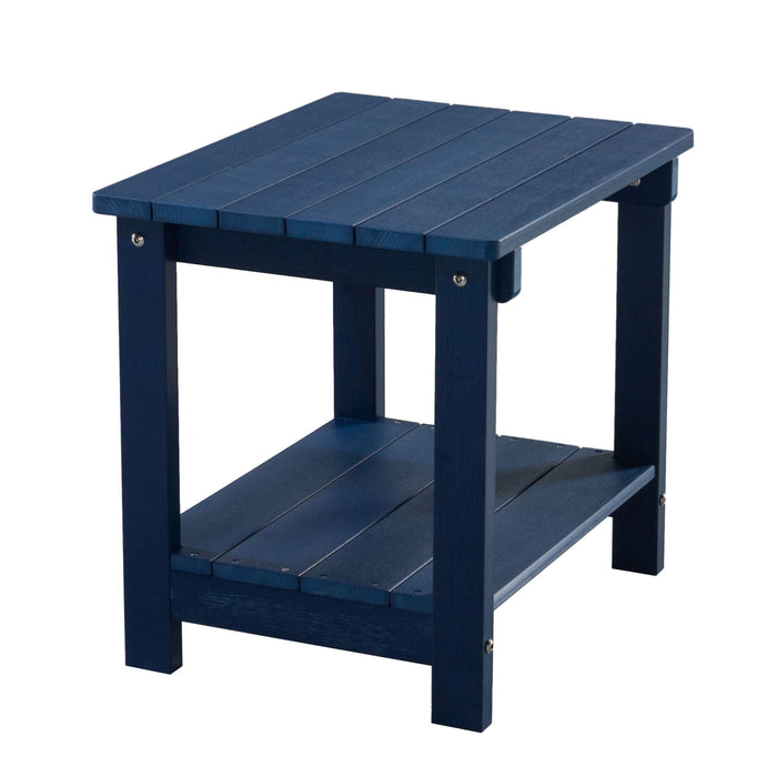 Key West - Weather Resistant Outdoor Indoor Plastic Wood End Table