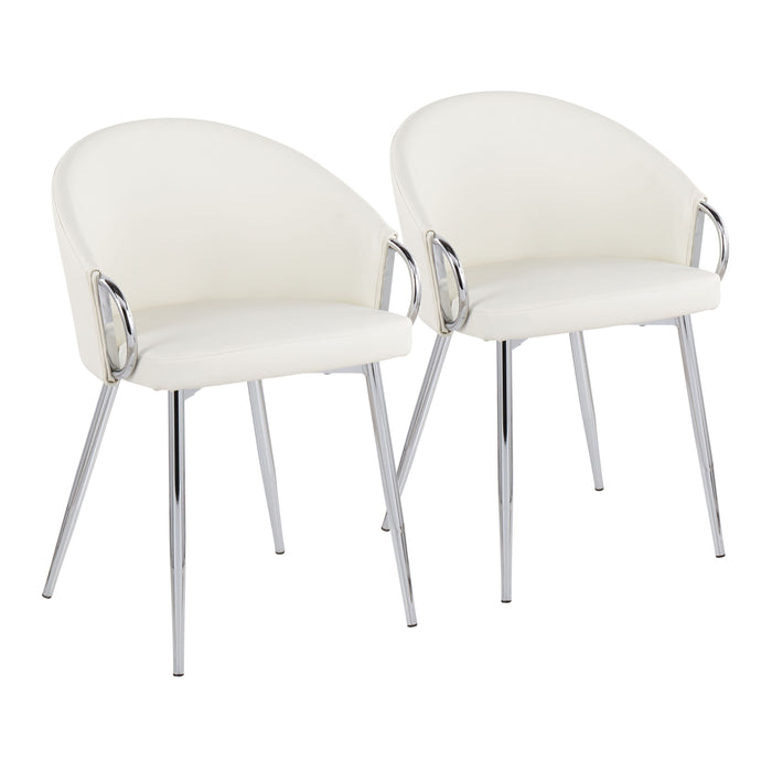 Claire - Contemporary / Glam Stylish Design Chair (Set of 2)