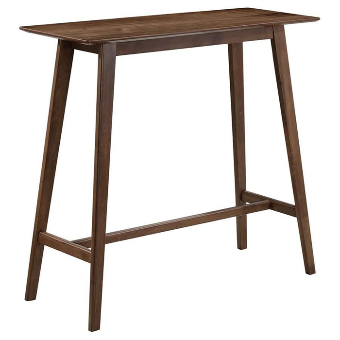 Rec Room/ Bar Tables: Wood - Rectangular Bar Table Walnut