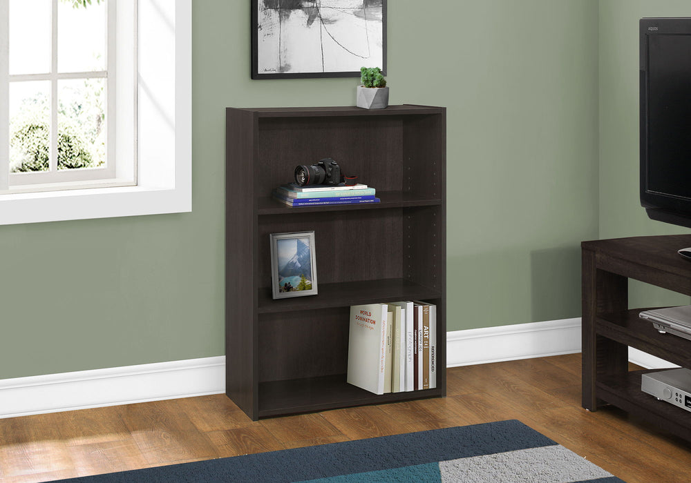 Bookshelf, Bookcase, 4 Tier, For Office, Transitional