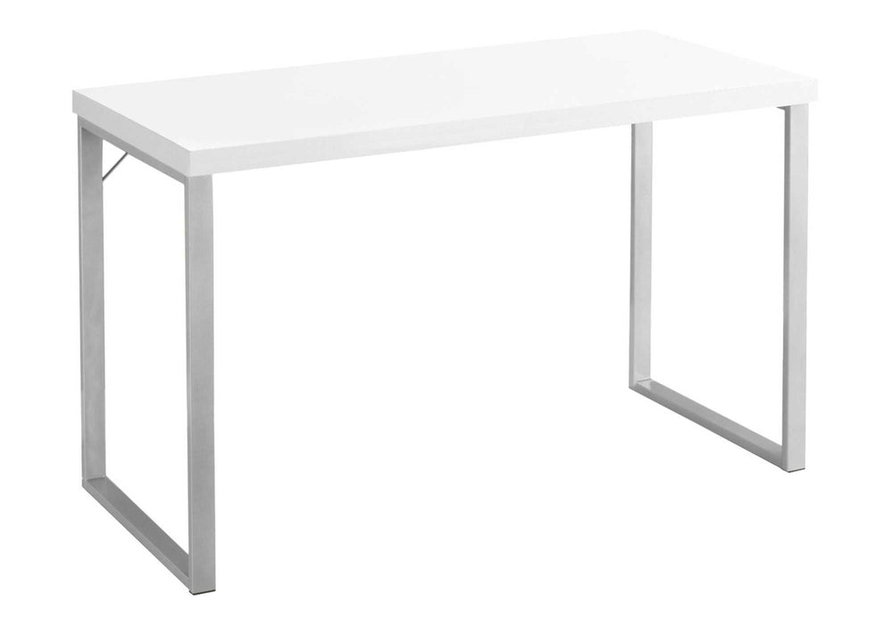 Computer Desk For Home Office, Laptop, Modern Convenient Design - White