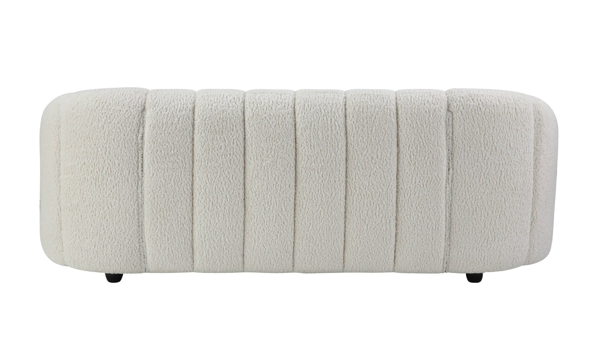 Osmash - Teddy Sherpa Sofa - White