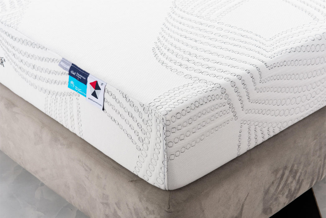 Capella 8" Memory Foam Medium Mattress Queen - Suggested for Back Sleepers