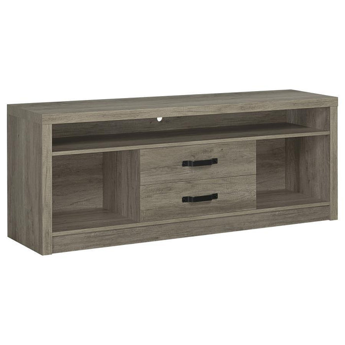 Burke - 3 Piece TV Entertainment Center - Gray Driftwood