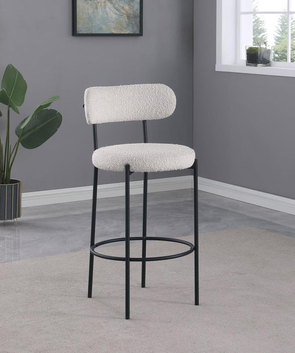 Viola - Boucle Upholstered Bar Stool (Set of 2)