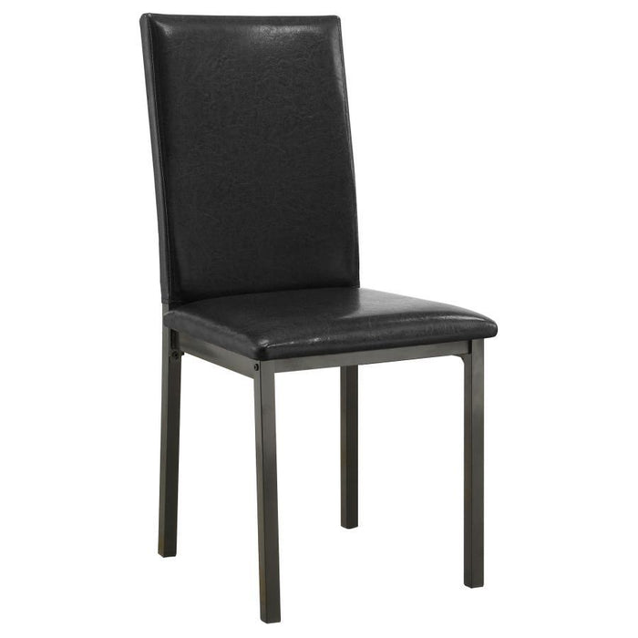 Garza Group - Black - Garza Upholstered Dining Chairs Black (Set of 2)