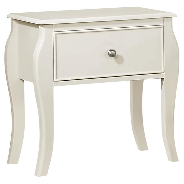 Dominique Collection - Dominique 1-drawer Nightstand White