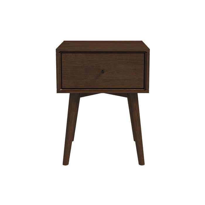 Avery - Solid Wood Nightstand - Brown